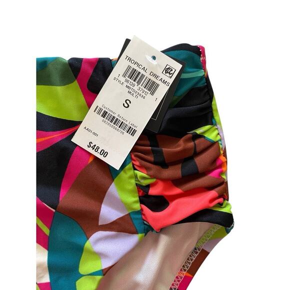 Bar III‎ Womens High-Waist Printed Beachwear Swim Bottom Size S NWT $48 - Picture 5 of 6
